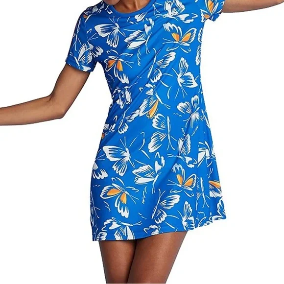 adidas Dresses Adidas X Farm Rio Butterfly Dress Size L Poshmark